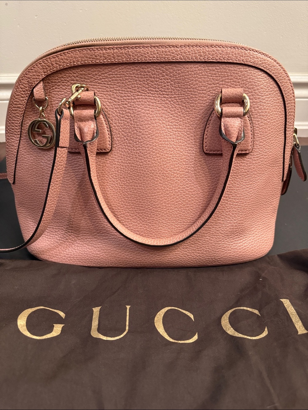 Gucci Soft Pink Leather Bag
